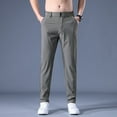 thumbnail image 4 of Pantalones de fitness de seda helada para hombre: cintura alta, cinturón ajustable, diseño de patchwork, tallas S-XXL, para el gimnasio/aire libre, 4 of 6