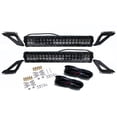 thumbnail image 1 of Race Sport 2007-2017 Fits Jeep JK Wrangler 4WD BLACKED OUT® Series LED LIGHT BAR mounting bracket RSJK240G, 1 of 1