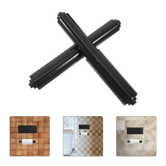 FRCOLOR 4pcs Toilet Paper Holder Spring Rod Replacement Set for Bathroom Paper Roller Bar