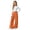 Orange, variant on GiLiling Teen Girls Barrel Sweatpants High Waisted Fleece Baggy School Sweat Pants Barrel Leg Pants High Waisted Baggy Fit Pants (Orange, 7-8 Years)