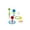 【1 Set of Rings】, variant on Ring Toss Game Set with 5 Rods and 5 Rings for Indoor Outdoor Family Fun for Sports/Outdoors(Multicolor),Hulucky
