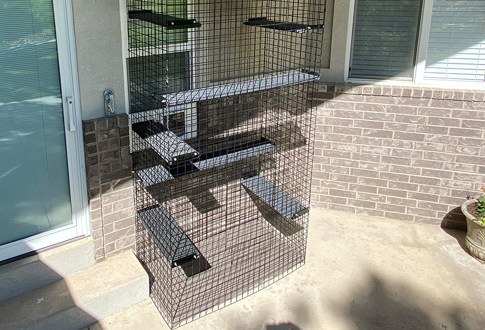 24" X 48" X 96" Outdoor Catio Cat Enclosure