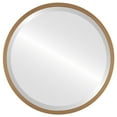 thumbnail image 1 of London Framed Round Mirror - Gold Paint - 15" x 15", 1 of 7