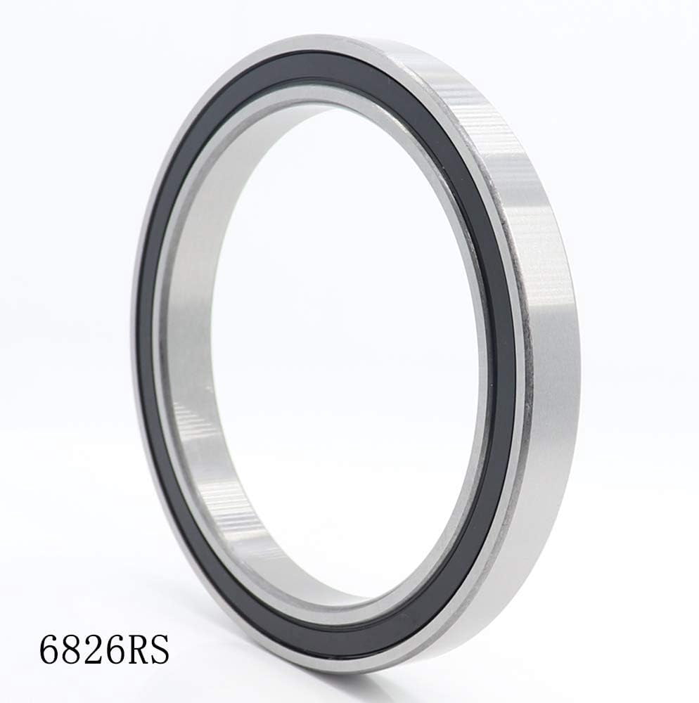 6826-2RS Deep Groove Ball Bearing 130x165x18 Metric Thin Section Ball Bearings 61826 RS Precision Bearing