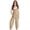 Khaki, variant on RTKFRFLM Girls Cami Jogger Romper Summer Sleeveless Jumpsuit with Pockets Blue 5-6 Years