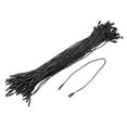 thumbnail image 1 of Unique Bargains Attaches de Corde en Cire Noire à Verrouillage (100 Pack), 1 of 5