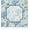 Coastal Beach31.5"x31.5", variant on Blue and White Chinoiserie Dachshund Mahjong Mat 31.5x31.5 Inch, Grandmillennial