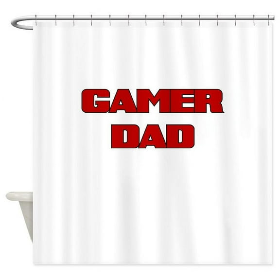 CafePress - GAMER DAD - Unique Fabric Shower Curtain 70" x 72"