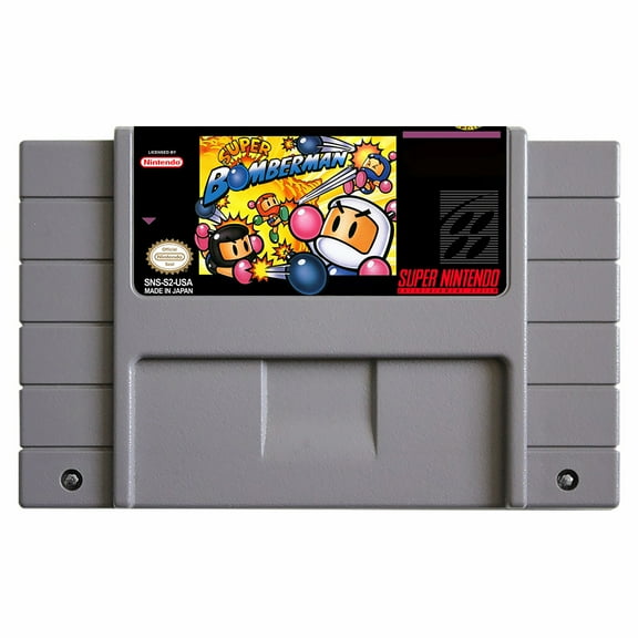 SNES Games Cartridge Super Bomberman