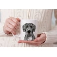 thumbnail image 7 of WIRESTER 11 Oz Ceramic Tea Cup Coffee Mug, Merle Great Dane Dog, 7 of 7