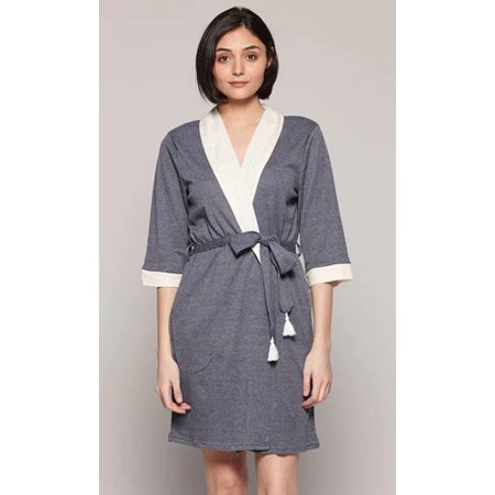 

Claudel Lingerie Short Bathrobe in Cotton Blend CL010481