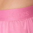thumbnail image 4 of Pijama Hanes Originals para mujer, conjunto de descanso de 2 piezas, rosa loro, talla L, 4 of 6