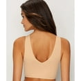 thumbnail image 4 of Calvin Klein Invisibles Lightly Lined V-Neck Bralette, Bare, XLarge, 4 of 4