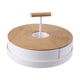 thumbnail image 4 of Fuente para servir multiseccional con cubierta protectora para aperitivos y dulces Blanco con asa, 4 of 9