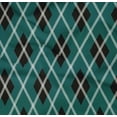 thumbnail image 4 of oneOone Cotton Poplin Twill Dark Teal Green Fabric Argyle Check Diy Clothing Quilting Fabric Print Fabric By Yard 56 Inches Wide, 4 of 4