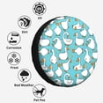 thumbnail image 6 of Kdxio Cartoon Funny Goose for Tire Cover Wheel Protectors Tyre Covers Weatherproof Wheel Covers Universal Fit for Trailer Rv SUV Truck Camper Travel Trailers 16 inch, 6 of 8