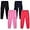 Coral/Navy/Black/Pink, variant on Real Love Girls’ Sweatpants – 4 Pack Active Basic Fleece Cargo Jogpants, Joggers or Flares (5-16)