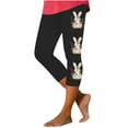 thumbnail image 1 of Pantalones de Ajuste Seco de la Moda de las Mujeres Imprimidas Leggings, Deporte de Yoga Elástico de Poliéster Elástico Respirable, 1 of 7