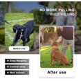 thumbnail image 4 of GHSDFBB Gold Dog Chain Collar Stainless Steel 18K Gold Dog Collar Adjustable Walking, Metal Cuban Link Dog Collar Chew Proof Double Row Chain Dog Collar for Large Small Medium Dogs, 4 of 7