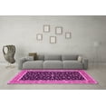 thumbnail image 3 of Ahgly Company Indoor Rectangle Persian Pink Traditional Area Rugs, 2' x 4', 3 of 4