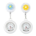 thumbnail image 1 of Miangastore Montre de Poche Silicone Blanc 2 Pcs 3.7X1.8X0.6In, 1 of 8