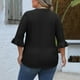 thumbnail image 5 of Chaqueta deportiva,Camiseta de manga corta para mujer, cuello redondo, informal, de poliéster, ligera, suave y cómoda, ideal para uso diario en casa, sopatenor, 5 of 9