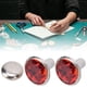 thumbnail image 2 of 50 juegos de remaches de diamantes de imitación, tachuelas de diamantes de cristal, bolsa artesanal de cuero, decoración de ropa, borde plateado de 8mm, diamante rojo, 2 of 5
