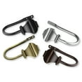 thumbnail image 2 of InStyleDesign  Eugene Curtain Holdback Pair - n/a Black Black Finish, 2 of 5