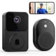 thumbnail image 1 of Timbre inalámbrico con vídeo y control remoto, timbre visual inteligente, timbre de seguridad con wifi y visión nocturna para el hogar, timbre inteligente, 1 of 9