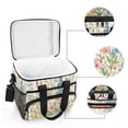 thumbnail image 6 of FORMRS Insulated Cooler Bag 24 Cans Capacity Soft Leakproof Lunch Box with Side Pockets, Colorful Wildflowers, 6 of 7