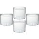 thumbnail image 3 of Portable Transparent Cake Boxes for Storage Made of Acrylic White Simple Design 4 Pcs, 3 of 3