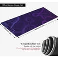 thumbnail image 2 of Purple Topographic Map Gaming Mouse Pad XXL Extended Waterproof Desktop Mouse Mat Large Non-Slip Rubber Mousepad Contour Lines Keyboard Office Desk Pads(Size:31.5x11.8in), 2 of 6
