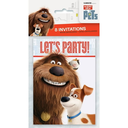 Secret Life Of Pets 2 Birthday Invitation