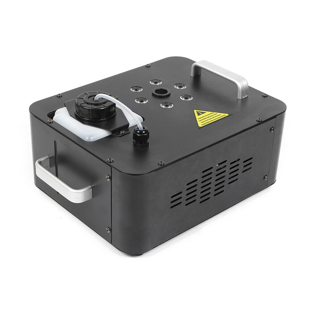 TFCFL 900W 3IN1 RGB 6 LED Smoke Fogger Vertical Fog Machine Stage Lighting Effect with Remote