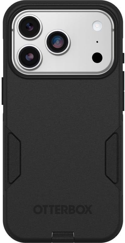OtterBox iPhone 17 Pro (Only) Bundle: Commuter Series MagSafe Case & Screen Protector - Black - Built-in magnets - Thin & Protective - with Port Protection - Non-Retail Packaging