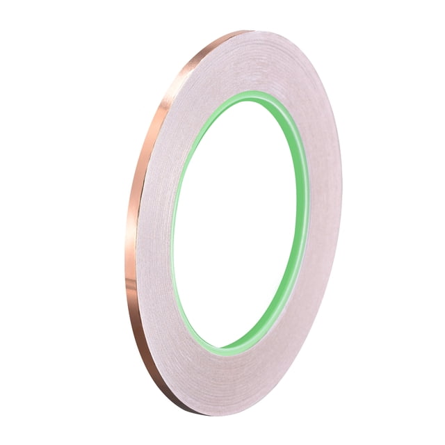 Cinta de Cobre Conductora de Doble Cara Uxcell 1pcs 0.11" x 98.4ft
