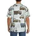 thumbnail image 3 of Kdxio Men'S Hawaiian Shirt For Men Short Sleeve Shirt Tractor And Dumper Summer Casual Holiday Beach Button Down T-Shirts, 3 of 5