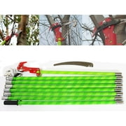 PreAsion 19 Feet Tree Pole Pruner Tree Saw Garden Tools Loppers Hand Pole Saws