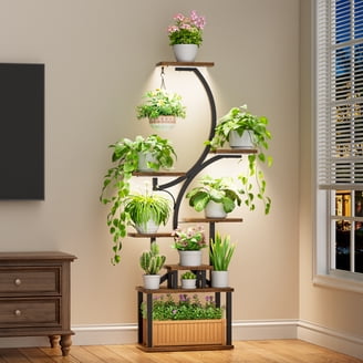 Zaer ZR190422-WH Paris 1968 Vintage Style Iron Cage Plant Stand&