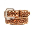 thumbnail image 2 of M&F Western N2414508-32 1.875 x 1.5 in. Men Floral Embossed Laced Edge Nocona Belts - Size 32, 2 of 2