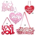 thumbnail image 6 of Valentine's Gift Valentine's Day Plaque Non-woven Love You Hanging Sign Happy Valentine Party Decor for Wall Door Ceiling Window Decorations, 6 of 11