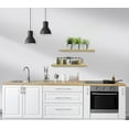 thumbnail image 3 of Sorbus Wall Mounted Floating Shelves for Wall Décor - Large 24 Inch, 3 Pack, Maple Wood, 3 of 5