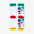 thumbnail image 3 of Odd Sox – Twister Split – Big Kids Crew Socks – Fun Novelty Board Game Inspired Design for Ages 7–10, 3 of 4