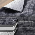 thumbnail image 2 of Sanmadrola Area Rug for Bedroom,4'X5.2',Fluffy Shag Rug for Living Room,Furry Carpet for Kids Room,Shaggy Throw Rug for Nursery Room,Fuzzy Plush Rug Gray Carpet,Rectangle,Cute Room Decor for Baby, 2 of 8