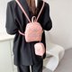 thumbnail image 3 of Mochila escolar de viaje de cuero de moda para mujer con mini bolso de mano (rosa) Tmvgtek Para estrenar, 3 of 9