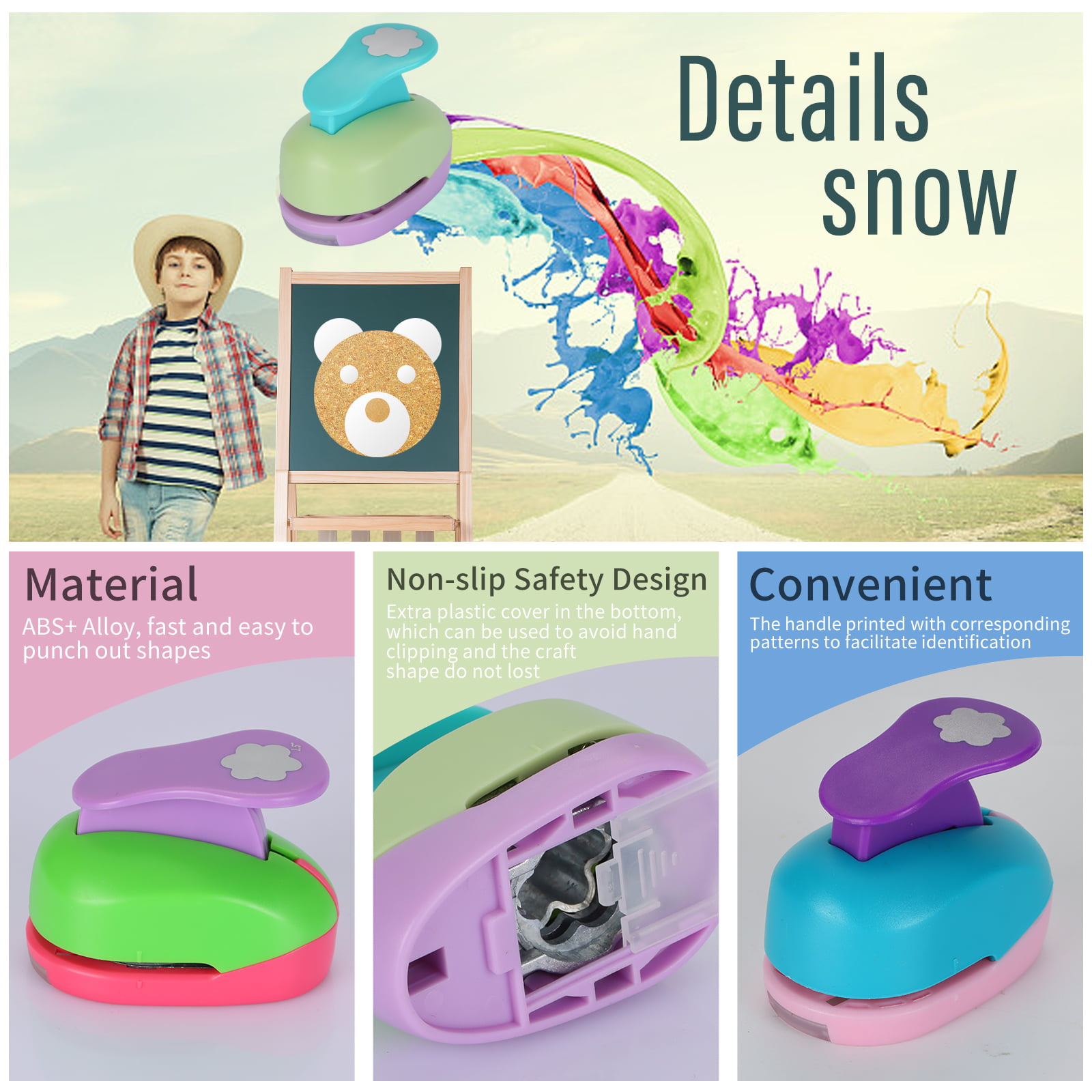 Shop CLOSEOUT SALE: Ek Success 1.5 Snowflake Paper Punch for Crafting –  Sprinkle Bee Sweet