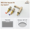 thumbnail image 5 of CASAINC 8 in. Widespread Double Handle Bathroom Faucet Deck Mounted Spot Resist Bathroom Sink Faucet with Pop-Up Drain in Brushed Champagne Gold, 5 of 10