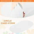thumbnail image 3 of 24 Pcs Circle Card Stock, 7.9 Inch Cardstock Paper Circles for Craft, White, 3 of 7