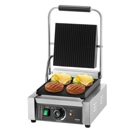 KFFKFF Professional Panini Press, 1800W Electric Grill for
