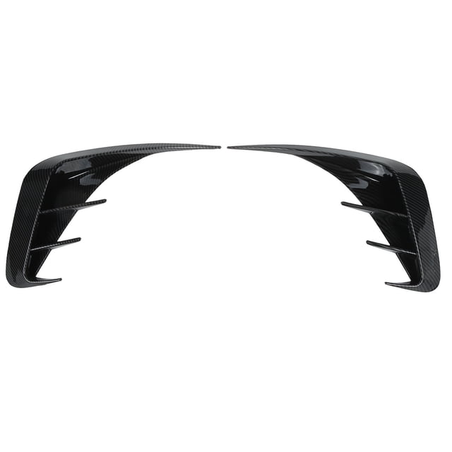 Rear Bumper Air Vent Spoiler, Left Right Wind Knife Rear Bumper Air Vent Cover For Car Carbon Fiber Style